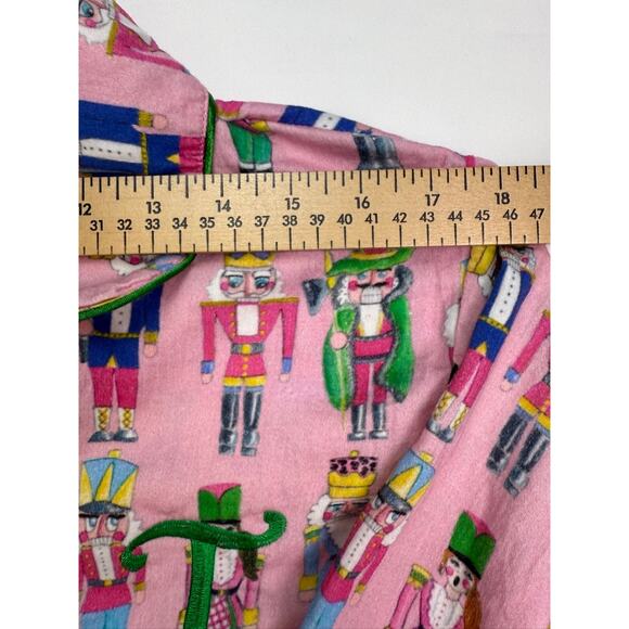 Jayes Studio Nutcracker Print Pajama Shirt Pink Cotton Sleep Top Size L (14-18) - Picture 6 of 16